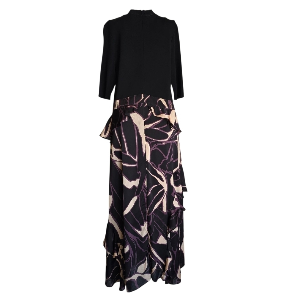 🔥Ted Baker Serepha Fitted Knit Bodice Dress With Ruffle Skirt, Size 4 - Picture 6 of 9